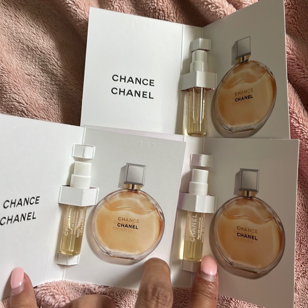 Chance Chanel perfume samples x3